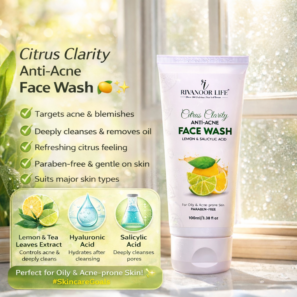 Citrus + Salicylic Acid Face Wash For Oily Skin