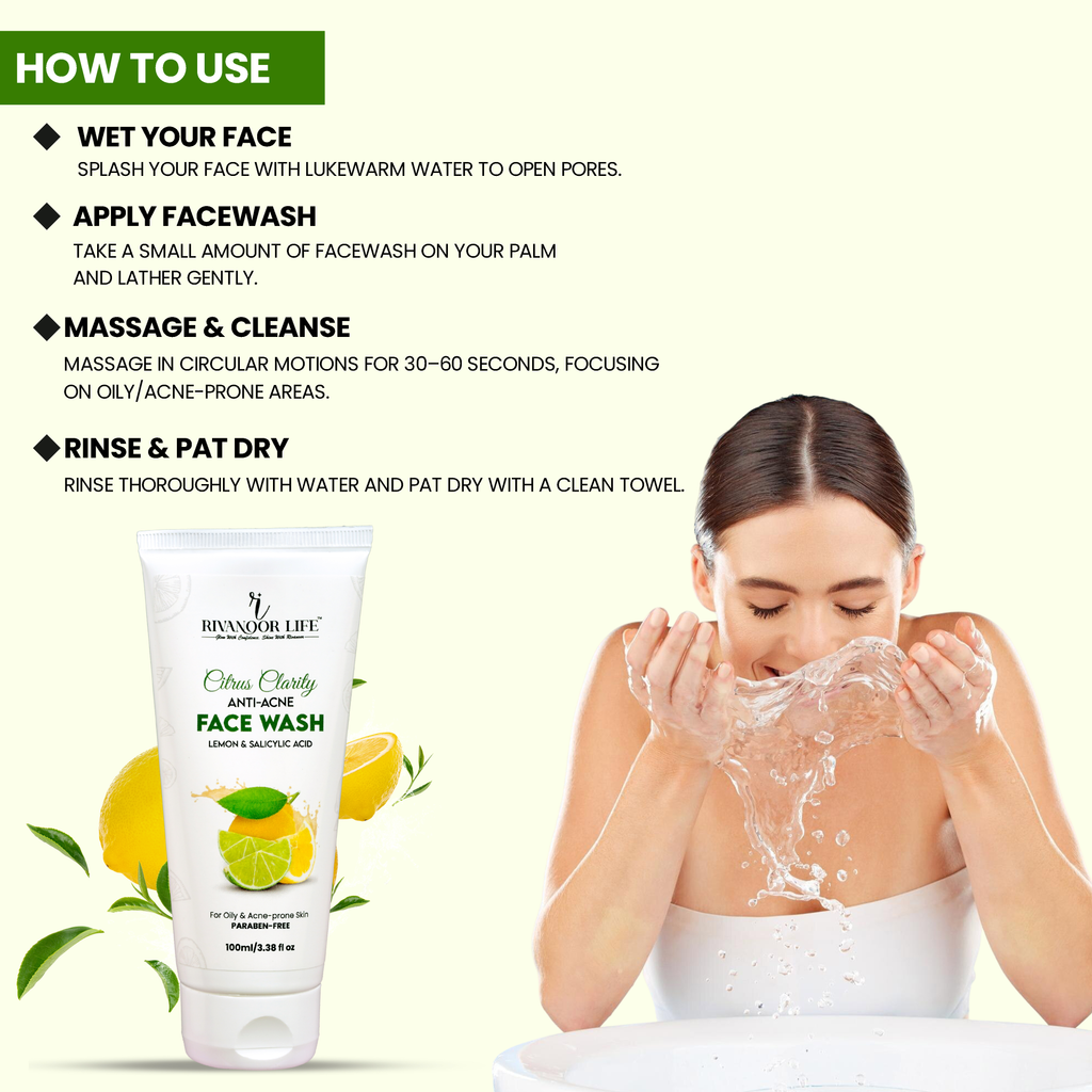 Citrus Clarity ANTI-ACNE Face Wash ( Pack of 3 )